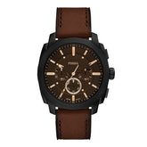 Reloj Fossil Machine Cuarzo Cuero Hombre - FS6101